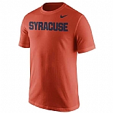 Syracuse Orange Nike Wordmark WEM T-Shirt - Orange